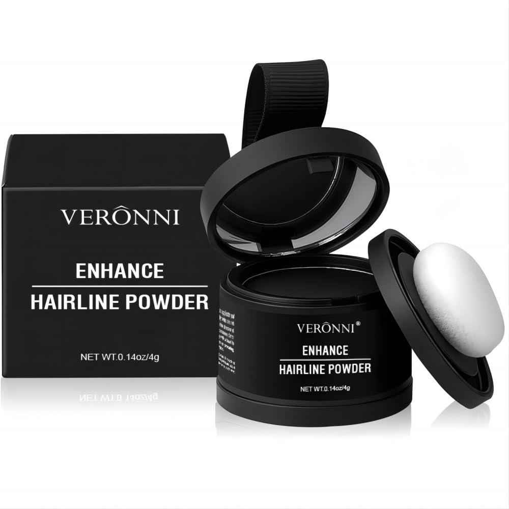 Hairline Powder Root Touch Up Hair Color Instant Hairline Powder for Thinning Areas and Gray Hair Coverage Natural