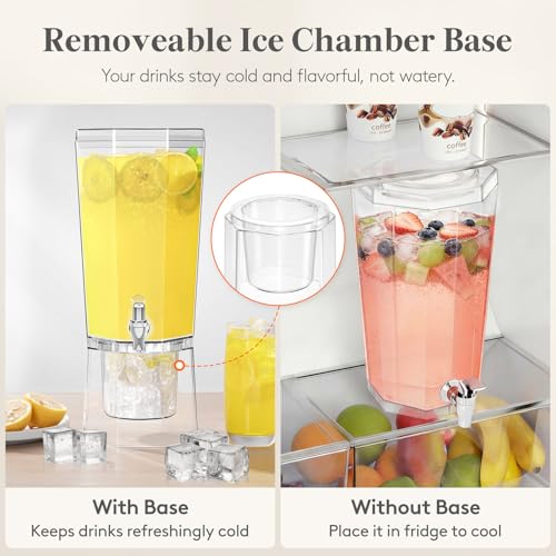 Commercial Juice Dispenser Triple Bowl