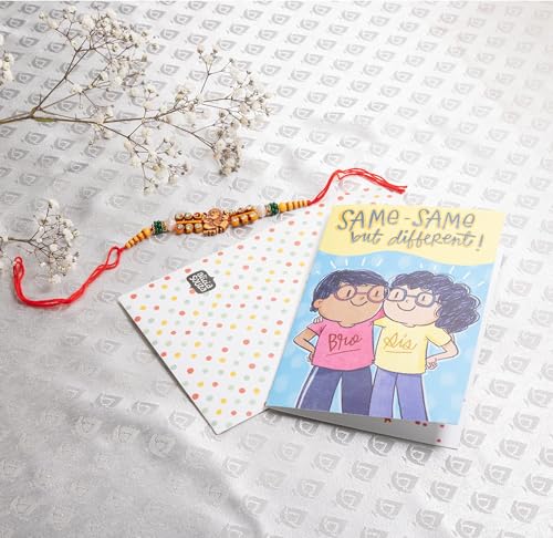 Image of Amazon Pay Gift Card - Happy Rakshabandhan Greeting Card by Alicia Souza + Free Rakhi Inside