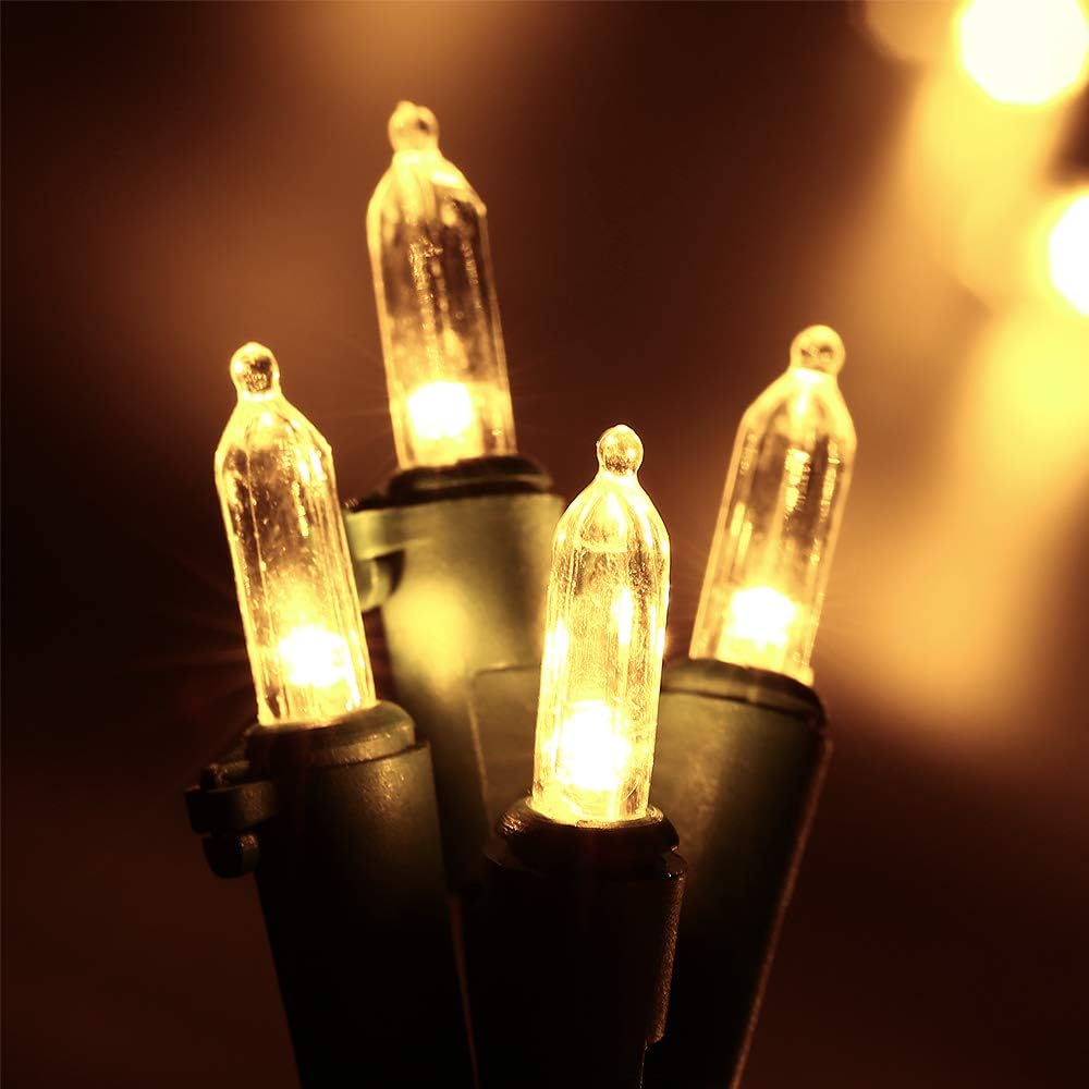 50 LED Christmas String Lights with Built-in Timer - 16ft Battery Operated String Lights for Outdoor and Indoor Use - Fairy Decor for Patio, Xmas Tree, Bedroom, Party, Christmas Ornament Decorations