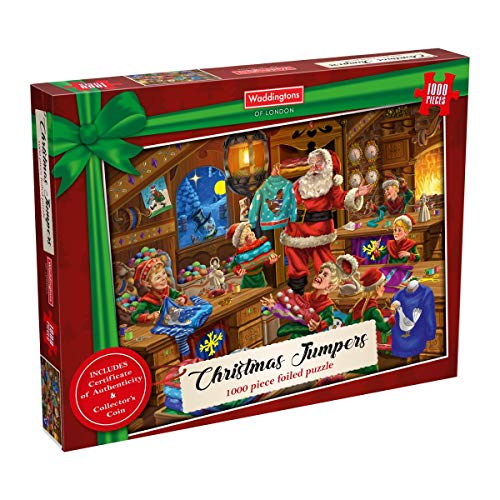 Preisvergleich Produktbild Waddingtons Weihnachts-Puzzle, Edition 2019, 1000 Teile