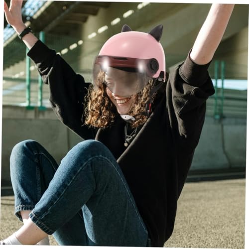 Casque vélo chat oreilles Mipcase demi-casque ABS léger pour sorties été