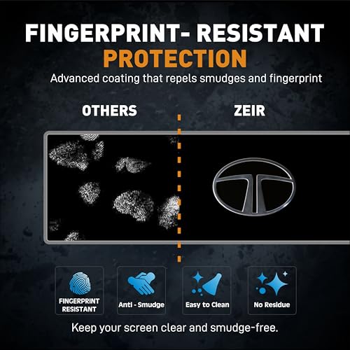 Image of ZEIR [4 PACK Screen Protector Compatible with Tata Sierra 2026+ | Infotainment Stereo Display Guard [Not Tempered Glass] (Triple Screen [Pack1 Glossy])