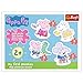 Trefl TR36086 Die reizende Wutz, Peppa Pig 3 bis 6 Teilen, 4 Sets, Baby Classic, für Kinder ab 2 Jahren Puzzle, Farbig