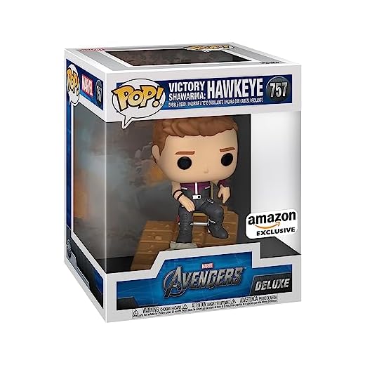Funko Pop! Deluxe: Marvel - Hawkeye Shawarma - Avengers - Exclusiva Amazon - Figura de Vinilo Coleccionable - Idea de Regalo- Mercancia Oficial - Juguetes para Niños y Adultos - Movies Fans