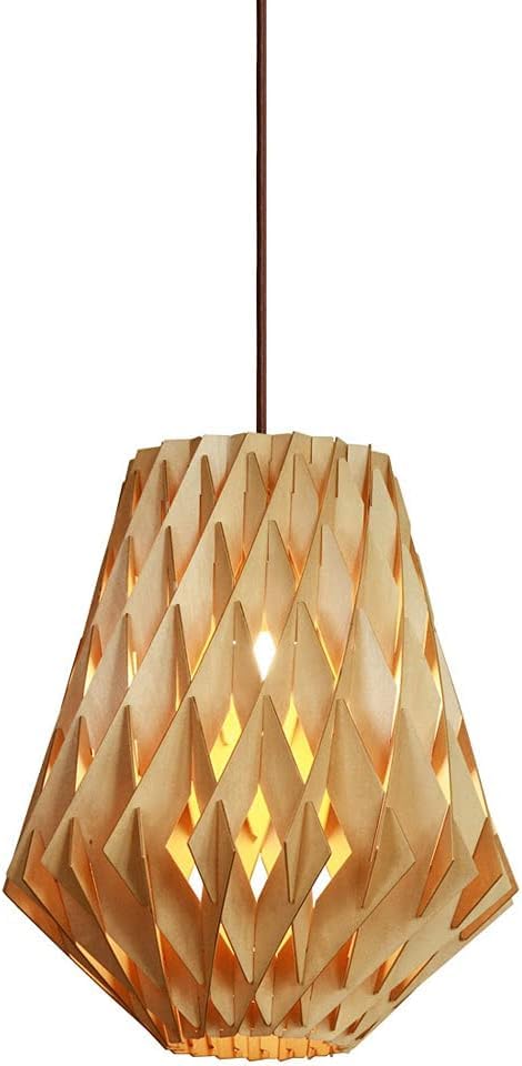 Luminaires de cuisine en bois E27 pour éliminer le manque de lumière