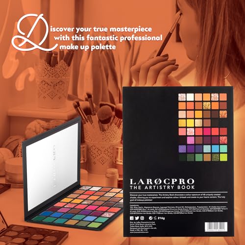 LaRoc “The Artistry Book” - Makeup Eyeshadow Palette/Makeup Palette Set of 48 Colours in Matte and Shimmer Make Up Palette, High Impact Eye Palette Makeup - Image 6