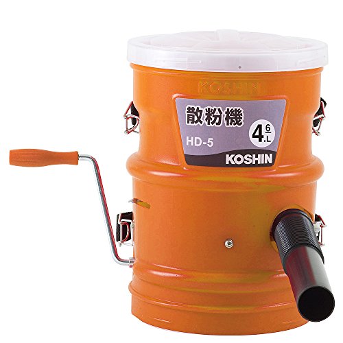 Koshin Manual Spreader Tank, 1.6 gal (5 L) HD-5, Multi-mouth, Flat Type, Y-Type, 3 Types
