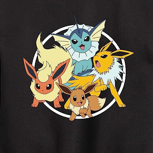 HYBRID APPAREL - Pokémon Eevee Group - Kids Crewneck Fleece Sweatshirt3