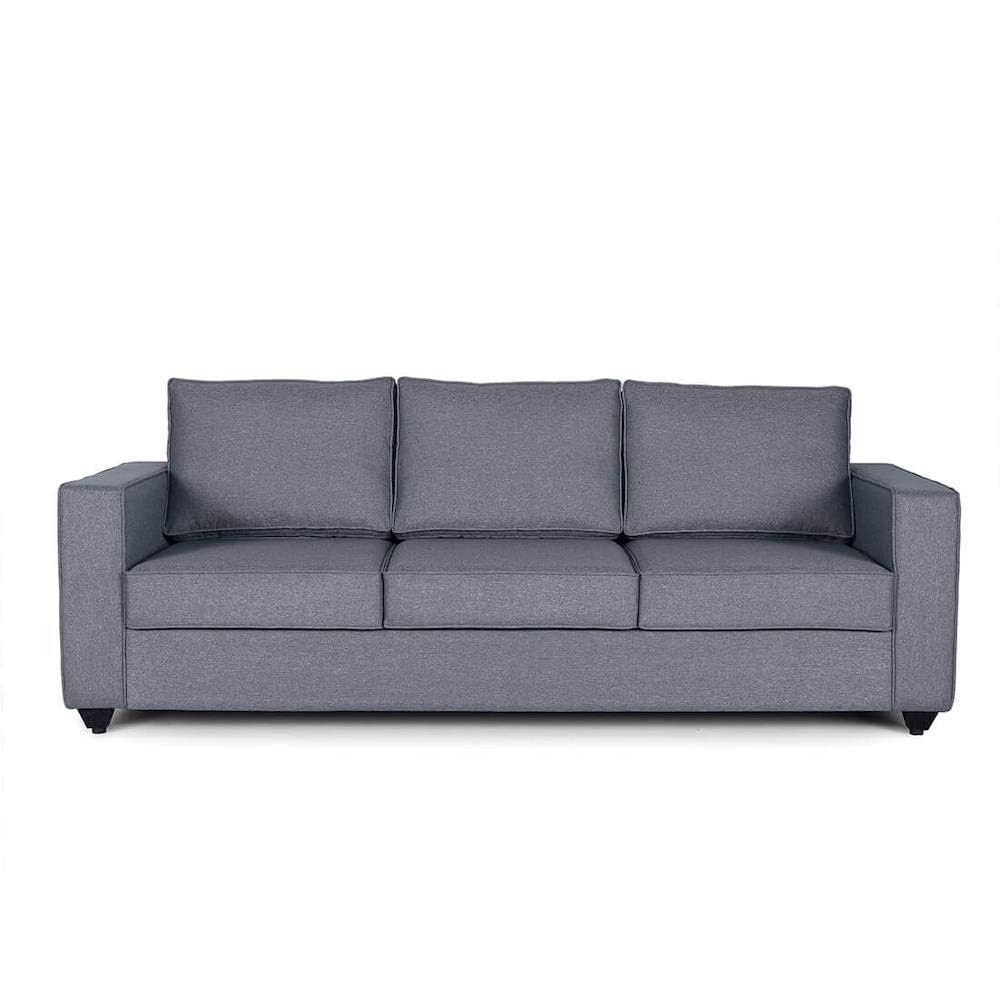 Wakefit Sofa Set Year Warranty Mini Seater Sofa for Living Room,  Wooden Couch Napper Mini (Omega Blue)