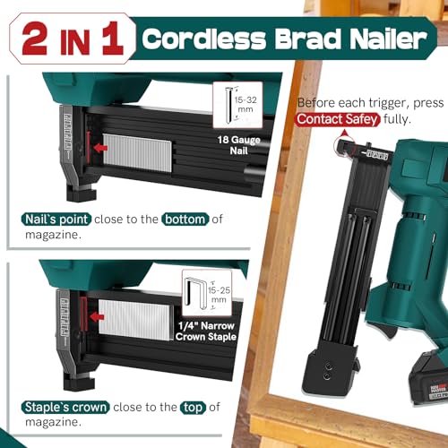 Neu Master Cordless Nail Gun Battery Powered thumb #5
