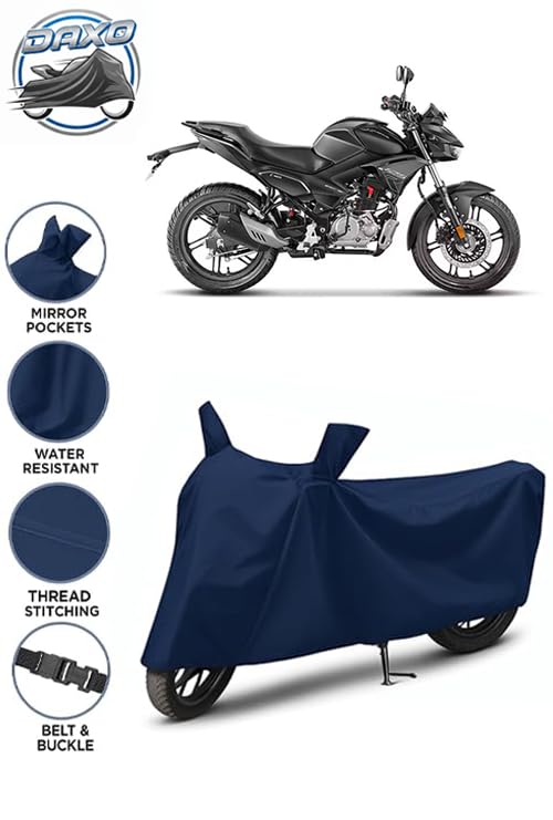 Image of Waterproof Bike Cover for Hero Xtreme 125R | All Weather Protection from Rain, Dust, UV Rays & Scratches with Mirror Pockets & Buckle Belt | Xtreme 125R Bike Cover
