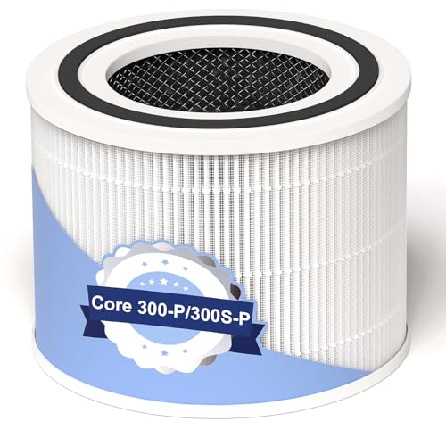 Image of Core 300 Replacement Filter for LEVOIT Core 300, Core 300S and Core 300-P Air Purifier, 3-in-1 H13 True HEPA Filter Replacement, Core 300-RF, Core 300-RAC, 1 Pack, White