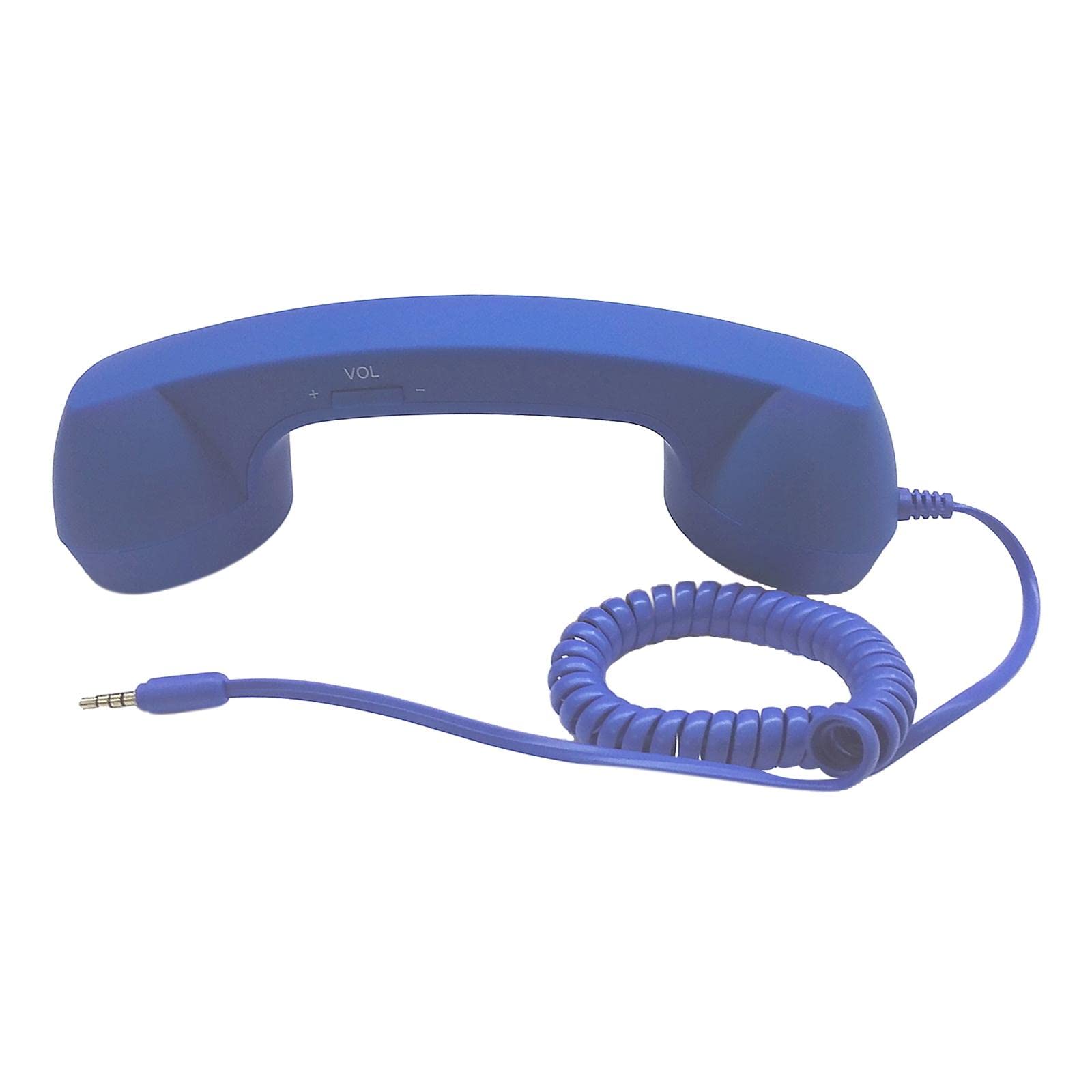 UJEAVETTE® Retro Telephone Handset 3.5Mm Classic Mini for iPhone Ipad Mobile Phones Blue-image-41