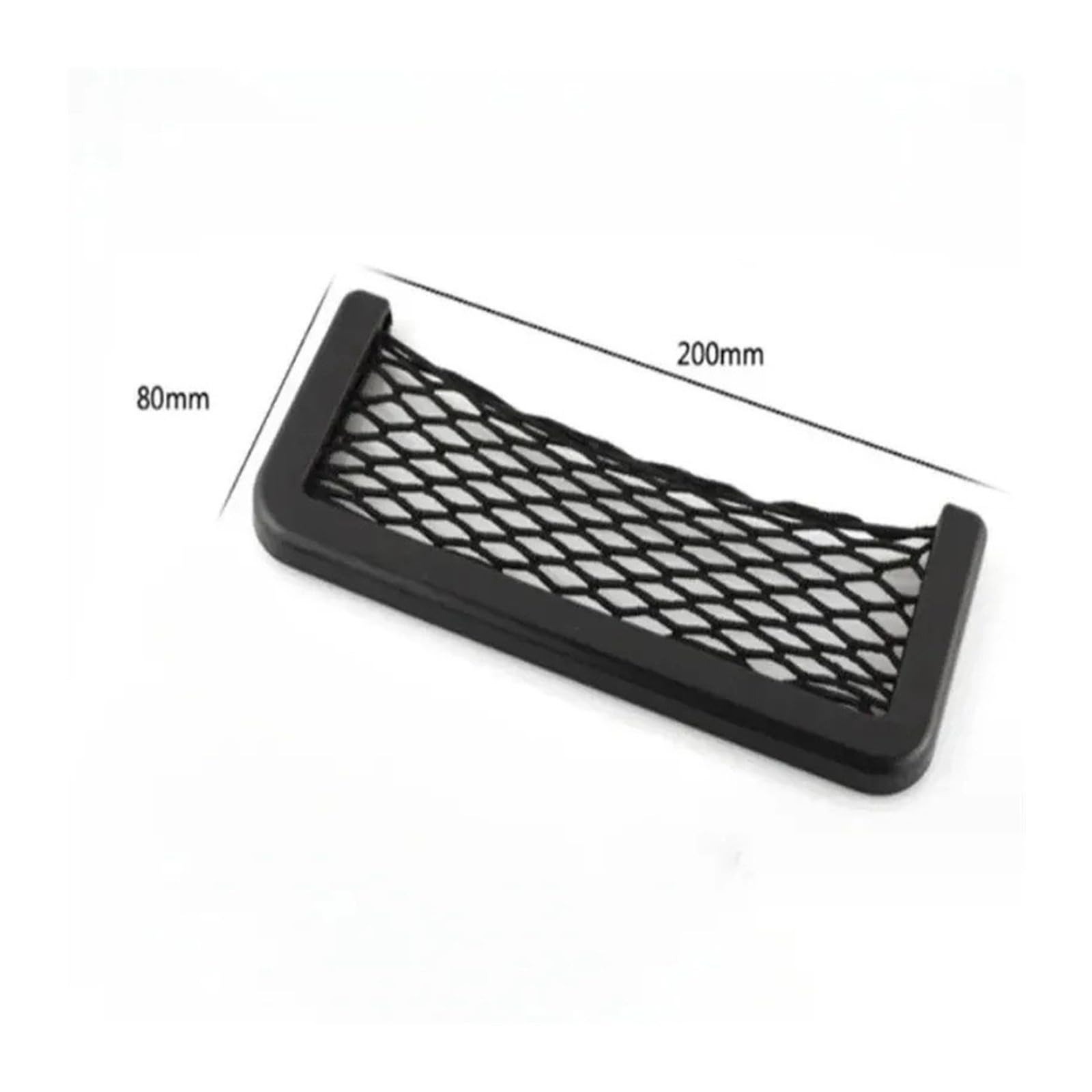 1/4Pcs Car for Seat Side Mesh Storage Pocket Auto Interior Net Organizer Pouch(20cm)
