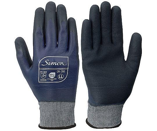 シモン 耐切創手袋 LL 1セット 5双入 CR-200LL