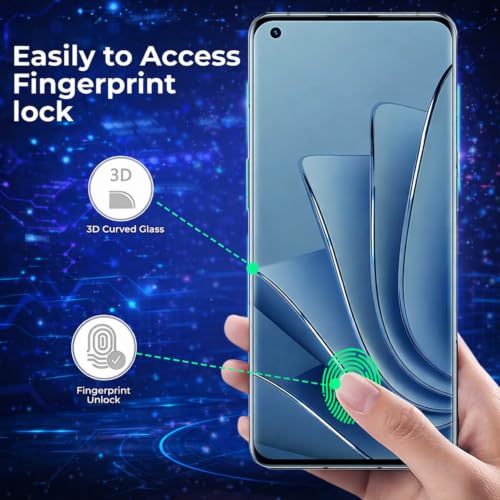 Image of Blackwik UV Curved Tempered Glass for Vivo T3 Ultra 5G | 2-Pack