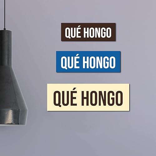 Miniatura 2 de Signs ByLITA Basic Que hongo Sign (Blue) - Small