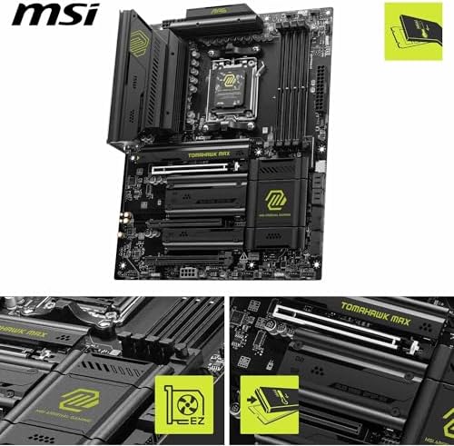 MSI MB MAG B850 TOMAHAWK MAX WIFI AM5 DDR5 8400MHZ(OC) HDMI 4x M.2 USB 10Gbs 5G LAN WI-FI 7 ATX - Görsel 4