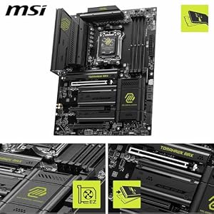 MSI MAG B850 Tomahawk MAX WiFi Motherboard, ATX - Supports AMD Ryzen 9000/8000 / 7000 Processors, AM5-80A SPS VRM, DDR5 Memory Boost 8400+ MT/s (OC), PCIe 5.0 x16, M.2 Gen5, Wi-Fi 7, 5G LAN — photo 3 of 6