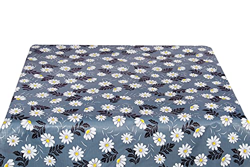 Image of The Furnishing Tree Waterproof Square Shaped Center Table Cover Size 40x40 inches with White Border Lace