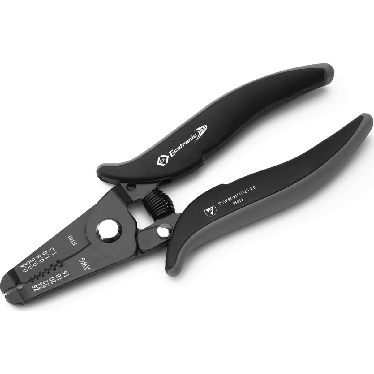 C.k Multi-Coloured T3894 0.4-1.3 Mm Diameter Ecotronic Esd Wire Stripping Pliers