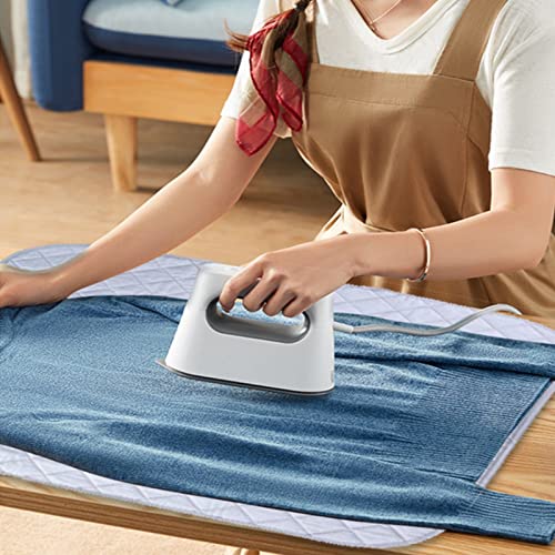 Ironing Mat, Magnetic Ironing Mat Blanket, Heat and Scorch Resistant, Portable Travel Iron Board Mat for Washer, Dryer, Table Top (17.7 x 33.5in)