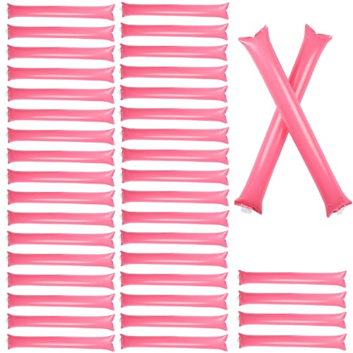 Inflatable Noise Makers,Colorful Cheerleading Sticks Cheer up Toys - Wear-Resistant Party Cheering Stick Noise Makers Party Favors Portable Cheer Clapper