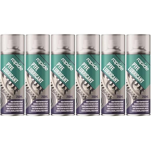 Neel Saanjh PTFE Grease Lubricant Spray, Smooth Operation, High-Temperature Stability, Reduces Friction and Wear, Excellent Corrosion Protection, Versatile Application for Chains & Belts (6 pcs) โ image 1