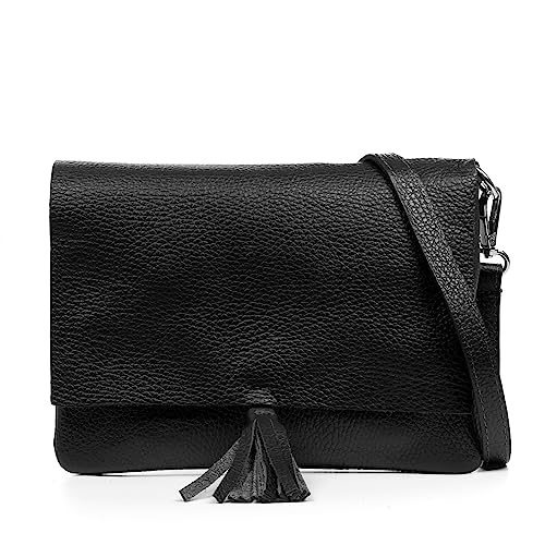 FIRENZE ARTEGIANI. Andorno Umhängetasche für Damen, Echtleder,...