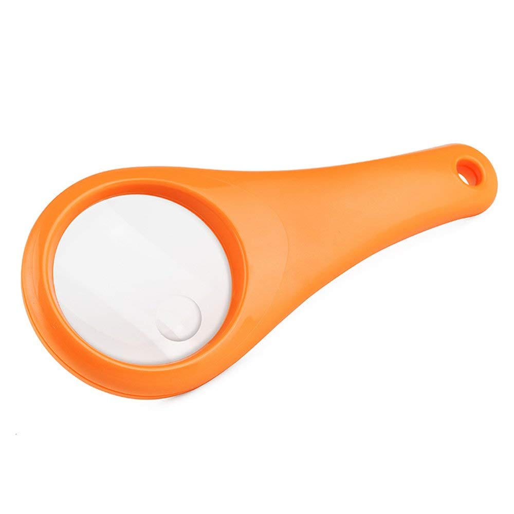 Handlupe, Lesefeuerlupe, 5-fache Platte