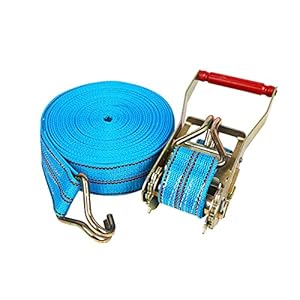 Alaniz 5T Spanngurt, 15m Ratschengurt mit Haken