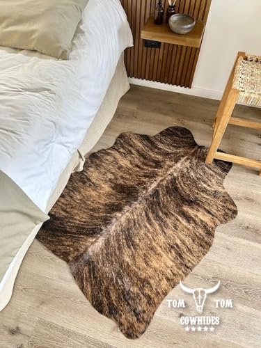 Tapete de Cuero Natural Tomtom Cowhides 4ft x 3.5ft miniatura 4