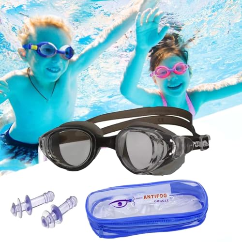 Image of PELO Inflatable Swimming Water Pool Party Summer Bath Tub for Kids and Adults (Swim goggle Black)