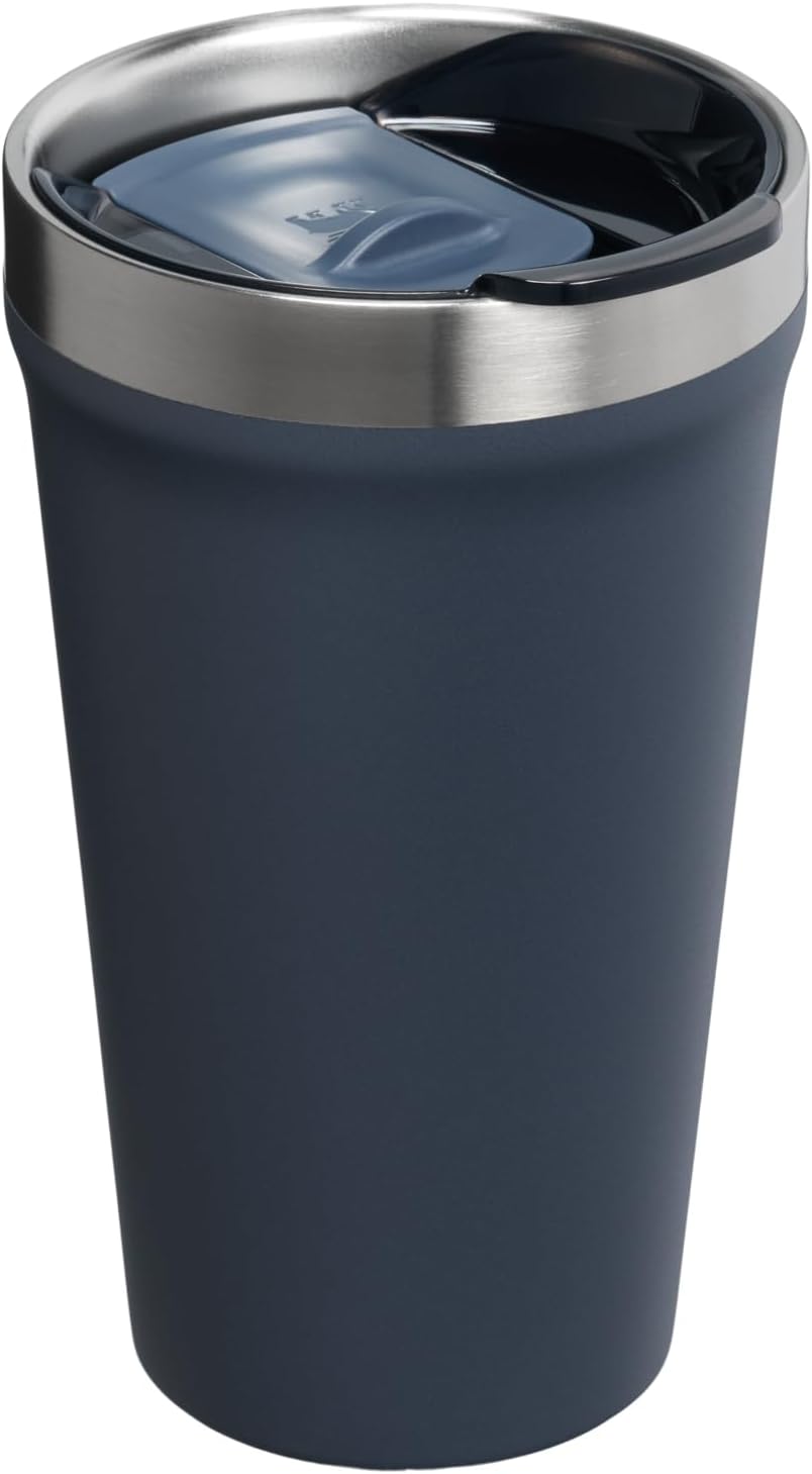 STANLEY Everyday Tumbler | Press Fit Drink Through Lid | Beverage, Coffee, and Cocktail Cup | Insulated Stainless Steel Wine Glass | BPA-Free