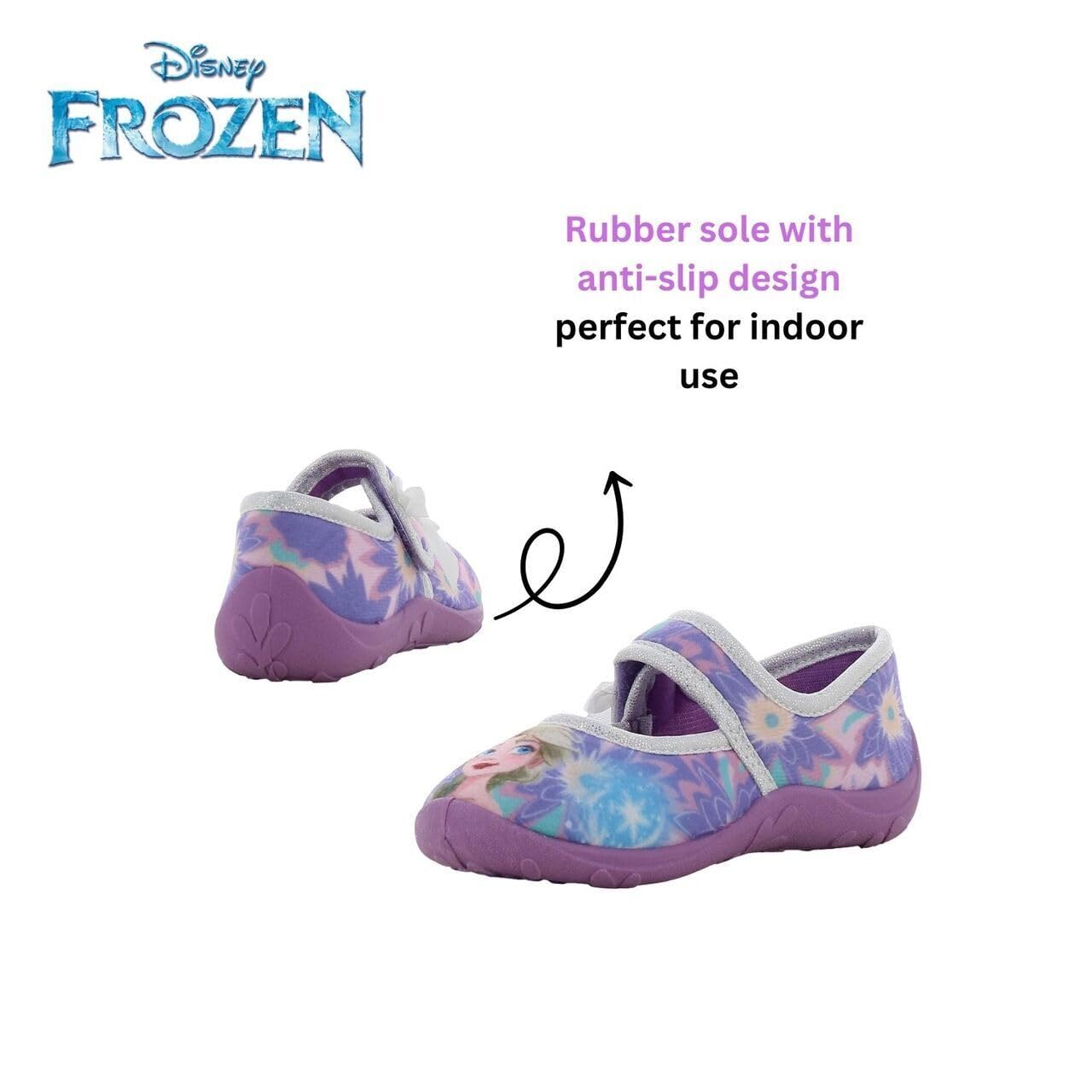Leomil Frozen Fille Chaussons Ballerines Enfants, Idéal pour la maison et la Maternelle