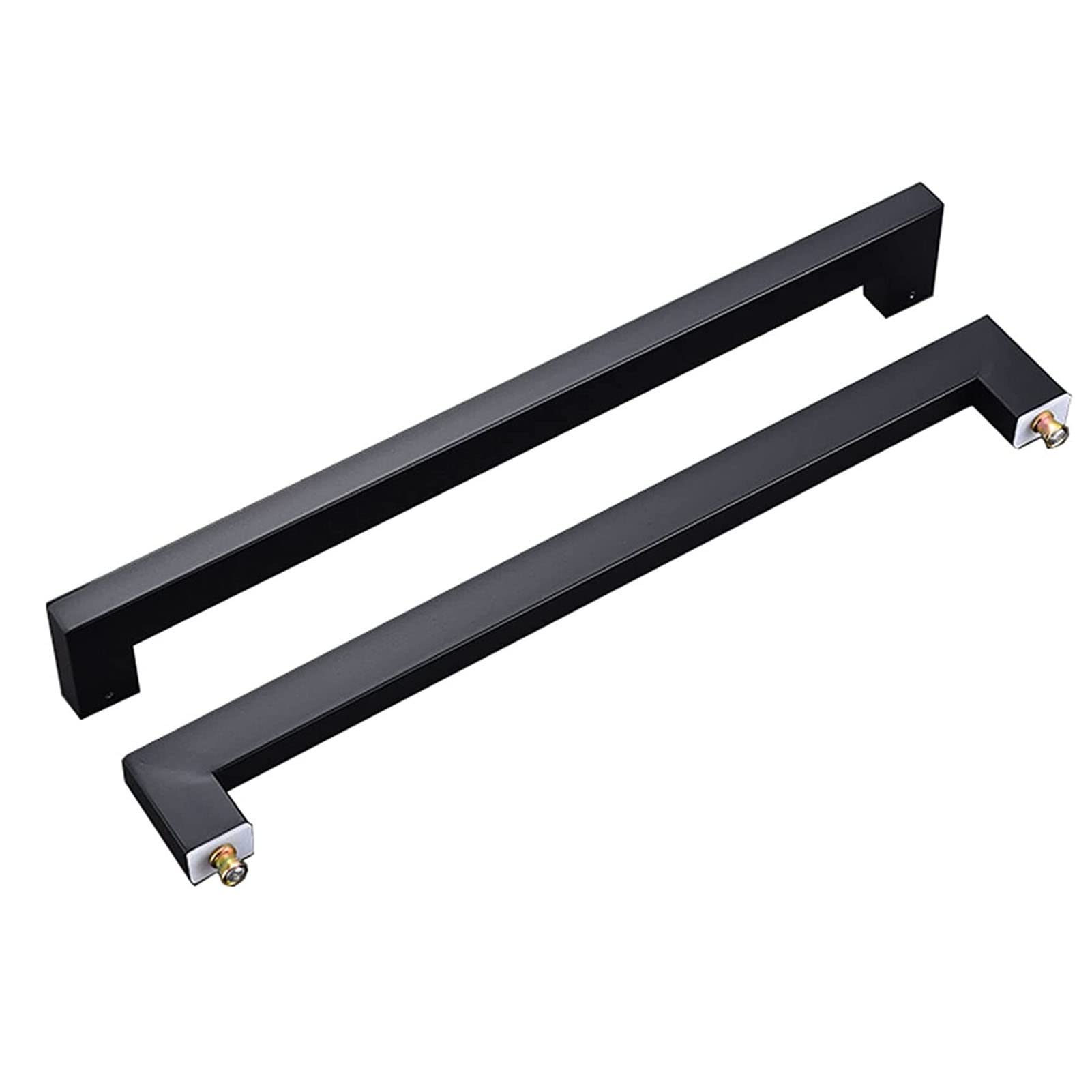 SaryEdge Stainless Steel Glass Door Handle Large Door Handle for Sliding Door/Door Metal Door Handle for Commercial Wooden Door Brushed Stainless Steel Fi,-L:80cm(31.,-L:80cm(31.4in)/76.2cm(30in)