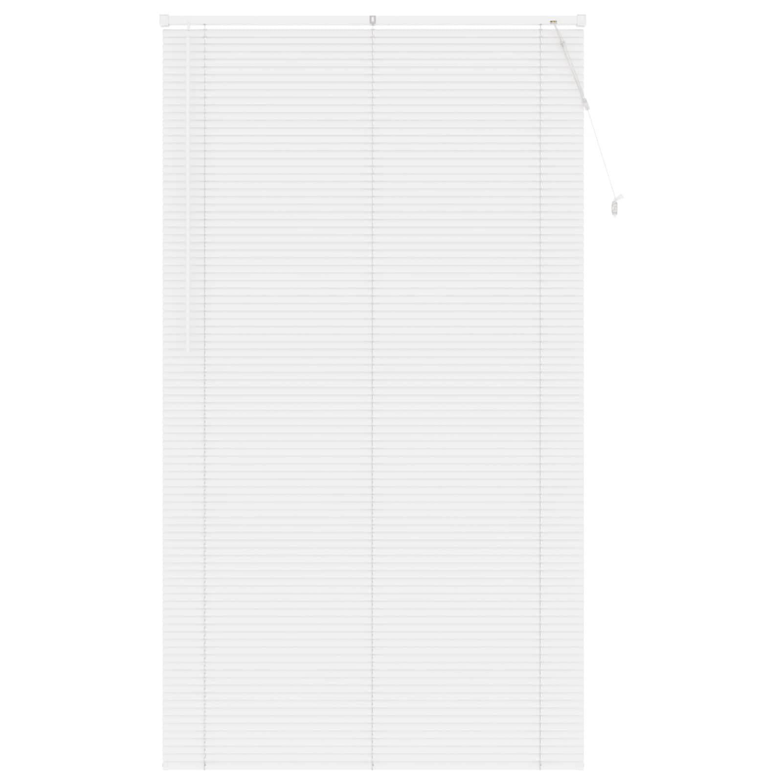 Gecheer Tenda Veneziana in PVC, Tapparella Regolabile per Controllo Luce e Privacy, 213 x 120 cm Bianco, per Interni Casa, Ufficio e Studio