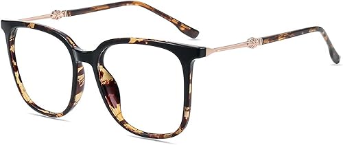 Miniatura 8 de Firmoo Gafas de bloqueo de luz azul de gran tamaño, marco grande cuadrado nerd, lentes de pantalla de computadora