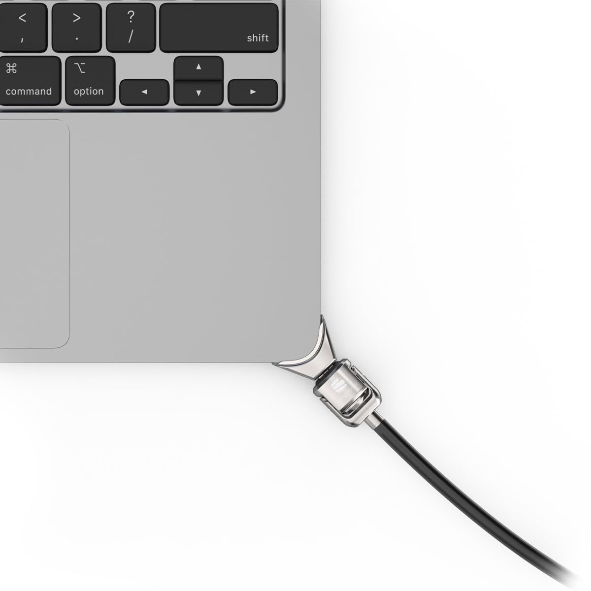 Compulocks - Blocco MacBook Air The Ledge - MacBook Air M2 e M3 – T-Slot Ledge con serratura e cavo di sicurezza