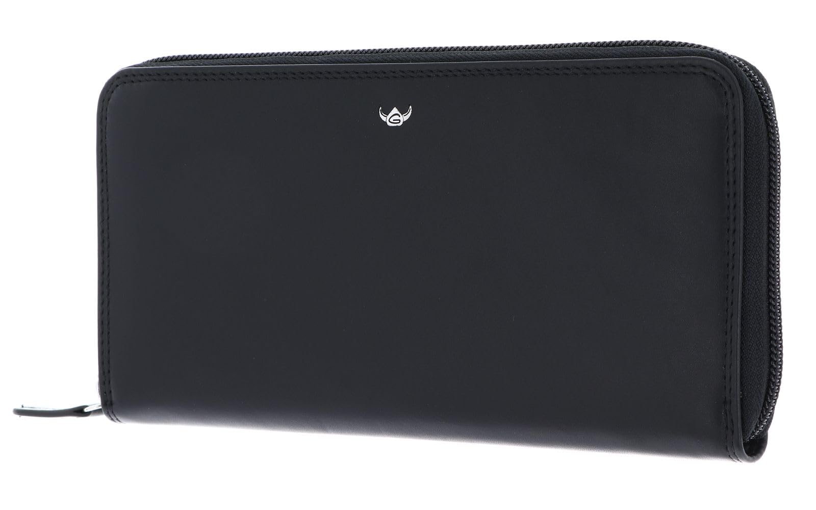 Golden Head Cuero Monedero Polo RFID Protect RV-Damenbörse 2822 Schwarz Negro