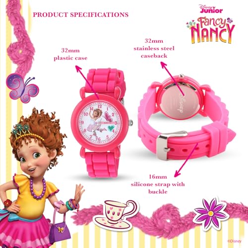Disney Jr. Kids' Plastic Time Teacher Analog Quartz Silicone Strap Watch3
