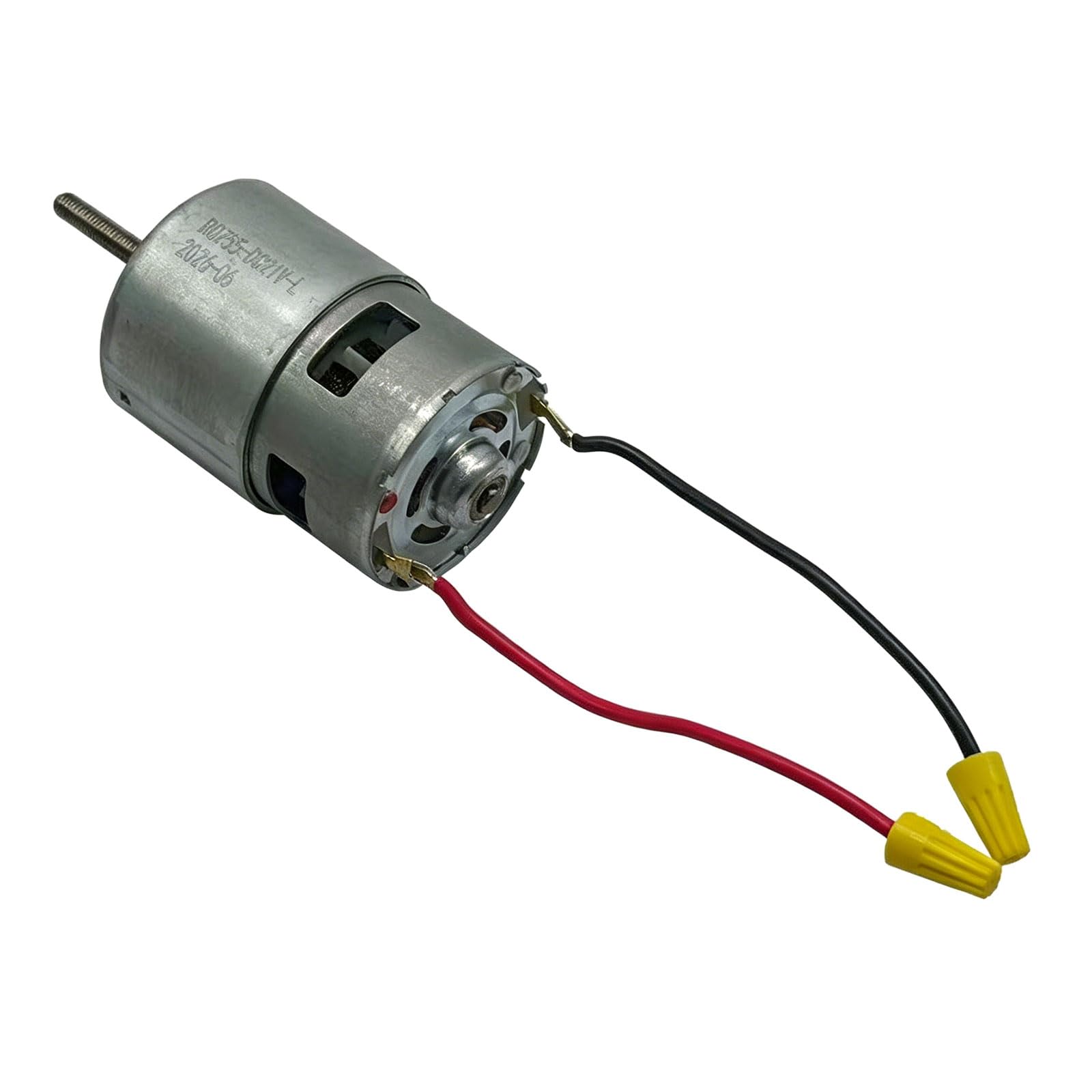 Prewired Grass Trimmer Motor Replacement 755 Motor, 21V 99 Mm Body Length for Electric Brush Cutter Repair, Copper Winding Housing