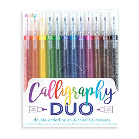 OOLY Calligraphy Duo Double Ended Markers - Set of 12 Cover