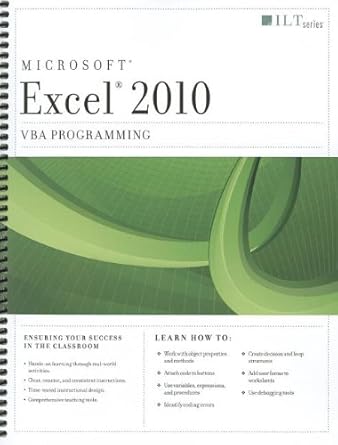Amazon.com: Excel 2010: Vba Programming + Data: 9781426029233: Axzo ...