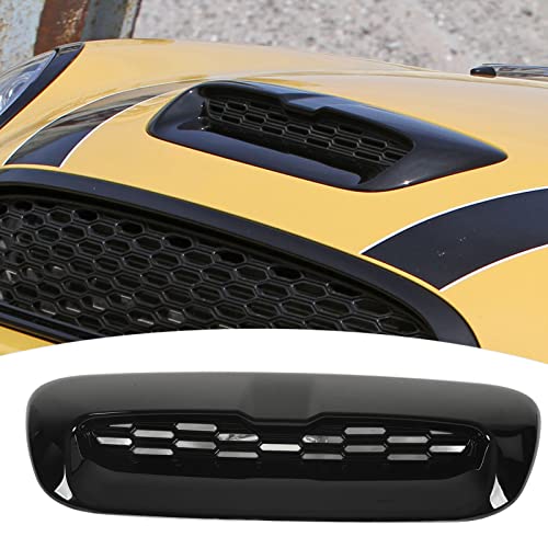 Front Engine Hood Vent Cover Hood Bonnet Air Intake Vent Scoop Cover for S R56 R55 R57 R58 R59 2007?2014, Engine Hood Bonnet Trim