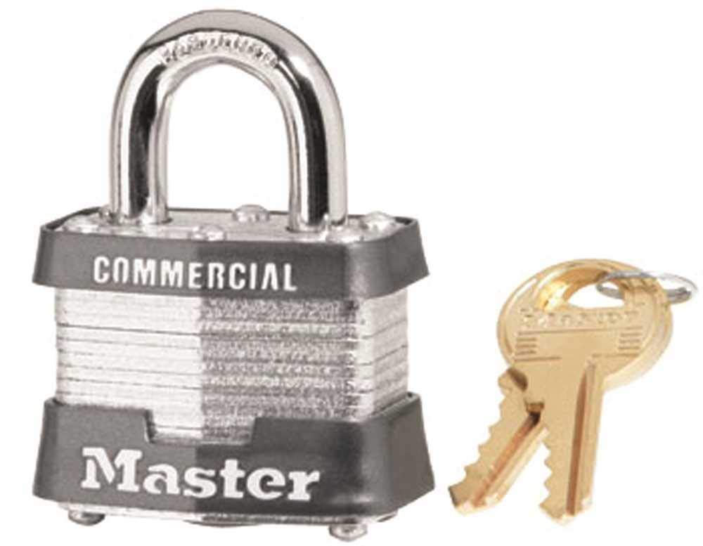 Master Lock#3KA-3210 1-1/2"MAX Secur Padlock