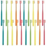 【歯科医院取扱品】 大人用 歯ブラシ Shu Shu α(シュシュアルファ)×20本 (ふつう（M), 色はおまかせ)