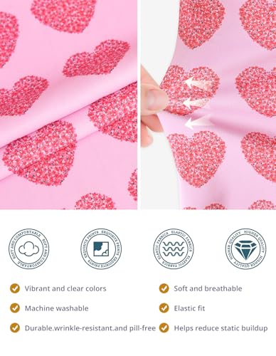 Image of Scrub Caps for Women with Buttons, Classic Surgical Caps | Double-Sided Printed, Adjustable,Long Hours, Sweatbands, Fabric Help Reduce Static Buildup