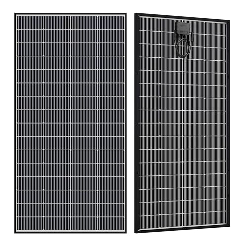 Xilanseek 300 Watt Solar Panels, N-Type 16BB 300W Bifacial Solar Panel, 25% High Efficiency Solar Module Work with 24V Solar Panel for Homes Rooftop Power Station Farm RV and Off-Grid Applications